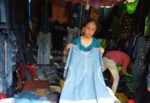 surajkuns mela in denim stall