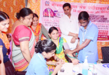 शिविर में 232 लोगों ने करवाई कैंसर की जाँच marvadi yuva manch,