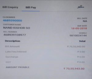 rong bijli bill