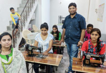 जज़्बा फाउंडेशन ने सिलाई सेंटर की स्थापना dr hemant atri,