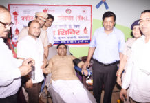 थैलीसीमिया ग्रस्त बच्चों के लिए लगाया रक्दान शिविर kundan green valley school ballabgarh,