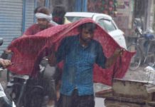 barish in faridabad,