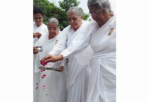 ब्रह्माकुमारी चौक का किया विधिवत उद्घाटन om shanti retreat centre