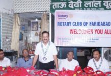 रोटरी क्लब ग्रेस की नवनियुक्त टीम ने वृद्धों से लिया आशीर्वाद rotary club of grace,