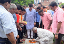 10 लाख की लागत से होगा अंबेडकर पार्क के सौंदर्यकरण aman goel bjp faridabad,