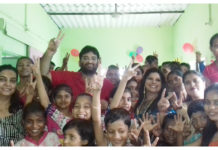 जरूरतमंद बच्चों के साथ साक्षी अत्रि ने मनाया जन्मदिन dr. hemant atri faridabad