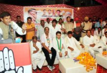 साईकिल यात्रा का कांग्रेसी नेता यशपाल नागर ने किया स्वागत yashpal nagar congress faridabad