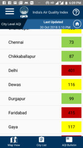 pollution in faridabad