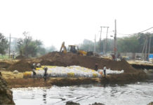 सेक्टर-25 की पुलिया को बनने का काम शुरू tuti puliya sector 25