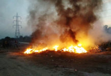 पर्यावरण मंत्री विपुल गोयल के शहर में आए दिन कूड़े में लग रही आग environment minister vipul goel,