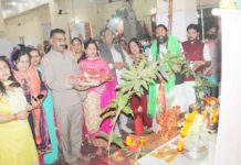 श्री बांके बिहारी मंदिर में तुलसी विवाह समारोह धूमधाम से सम्पन्न banke bihari mandir faridabad