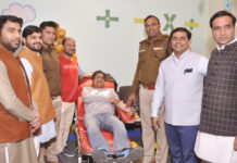 कुंदन ग्रीन वैली स्कूल मे लगाया गया रक्दान एवं स्वास्थ्य जांच शिविर kundan green valley school ballabgarh,