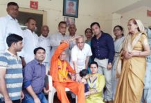 वयोवृद्ध सिंहराज महाशय ने मनाया अपना 100वां जन्मदिन rajesh nagar bjp faridabad,