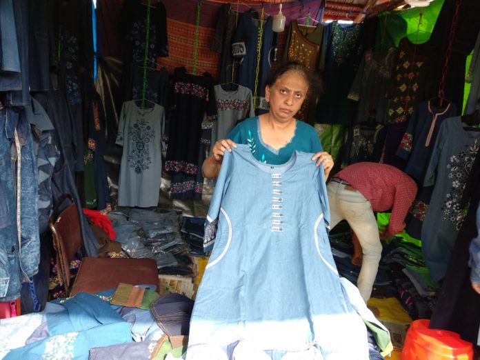 surajkuns mela in denim stall